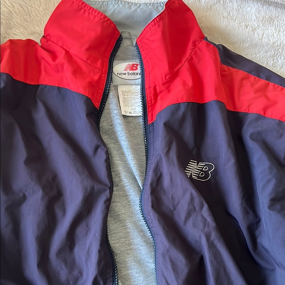New Balance Red and Blue Windbreaker